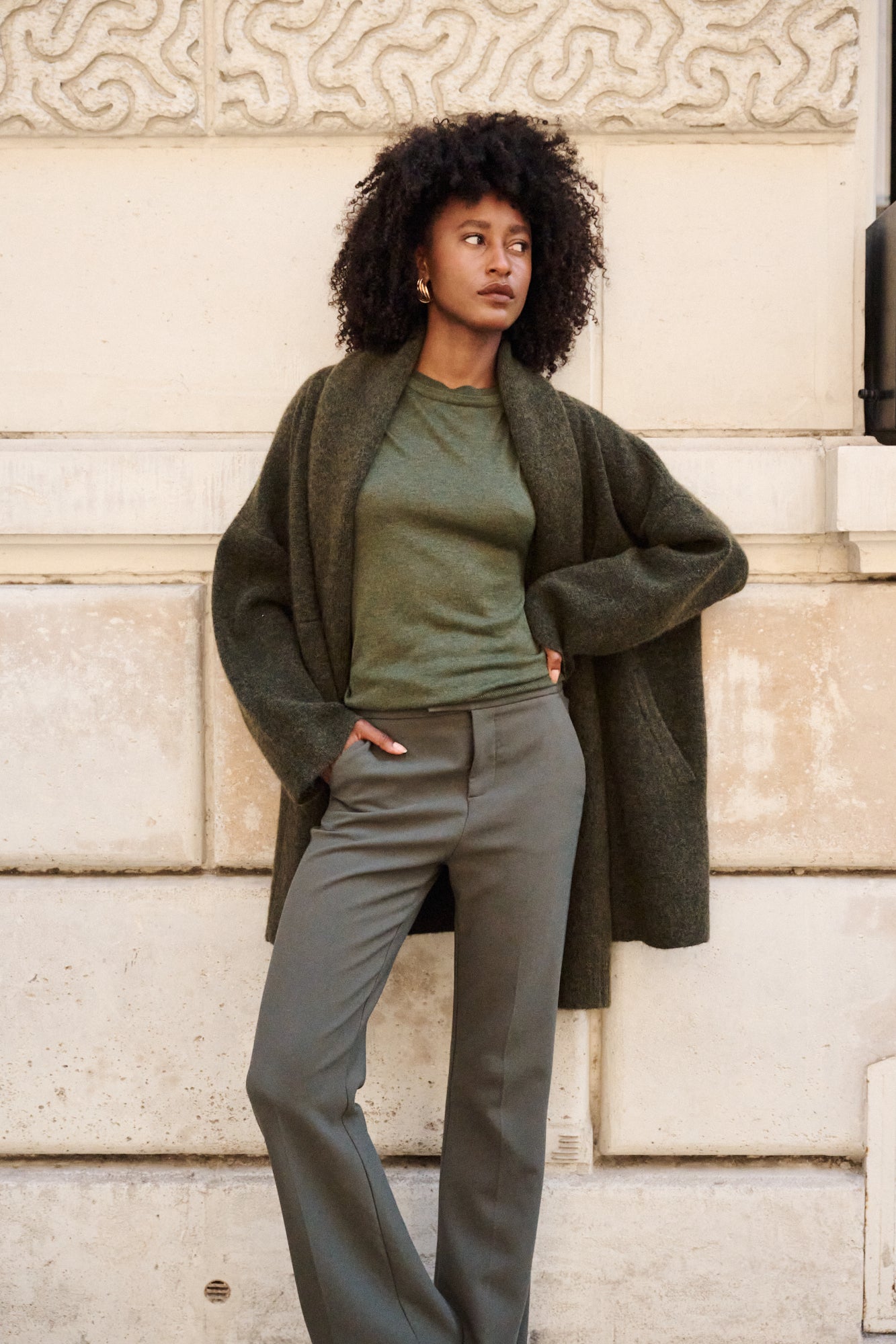 Laure Trousers Smoked Green