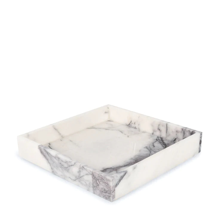 White Marble 'Square Tray'