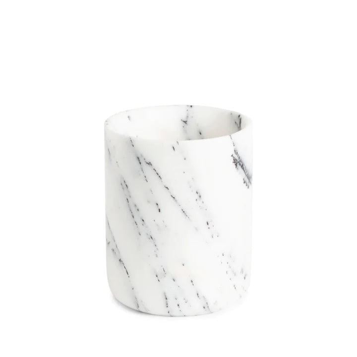 White Marble 'Toothbrush Holder'